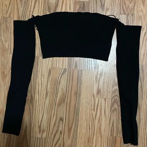 Ribbed crop top